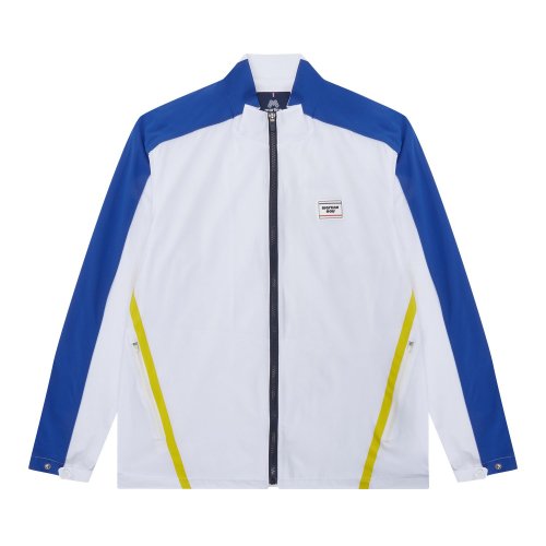 Multi Color Line Windbreaker_White( Men)