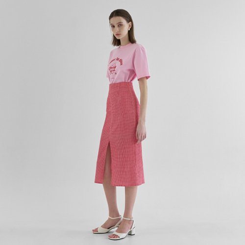 MUSINSA | ATELIER NAIN Gingham Seersucker Slit Skirt (SK-4781)