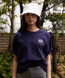 Morning and Night Cotton T-shirt NAVY
