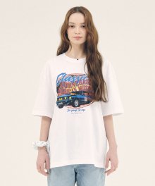 아메리칸 머슬카  반팔 티셔츠 B23ST15WH