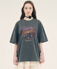 아메리칸 머슬카  피그먼트 반팔 티셔츠 B23ST15CH
