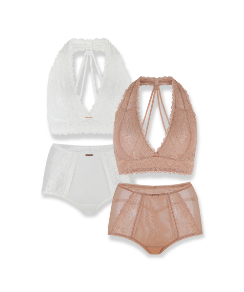 ELEGANCE BRALETTE PANTY 4PCS PACKAGE SET
