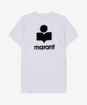 이자벨마랑(ISABEL MARANT) 남성 카르만 로고 반소매 티셔츠 - 화이트 / TS0045HAA1N08H20WH