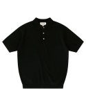 벨리프(BELLIEF) Essential knit Polo Shirt (Black)