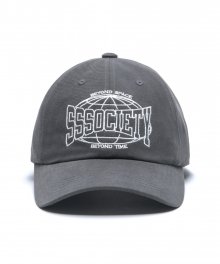 SSSOCIETY BALL CAP (GRAPHITE)