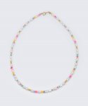 봉보(BONBEAU) Jelly beads water pearl Necklace 3mm 밥풀 담수진주 컬러 비즈 초커 목걸이