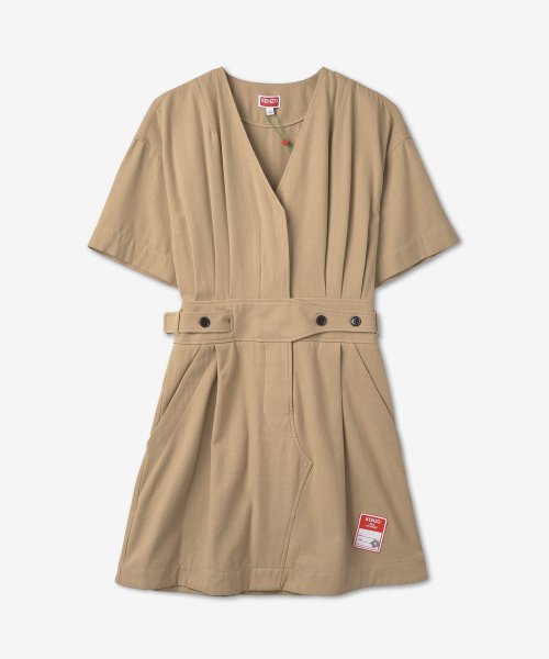 Kenzo Dress Logo Sand Beige main image 0