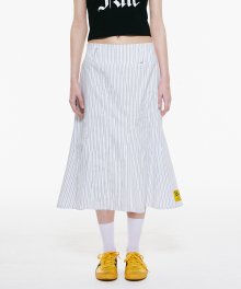 Lowrise Midi Skirt Stripe