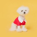 플로트(FLOT) 데일리피케셔츠 레드 강아지옷