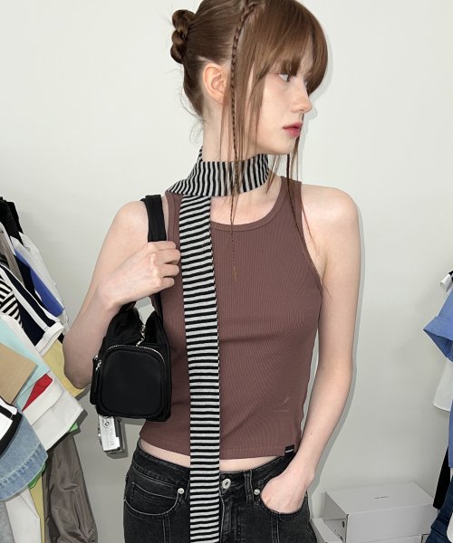 ZIZE SLEEVELESS( BROWN)