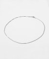 simple snake chain necklace (N001_silver)