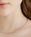 simple rope chain necklace (N002_silver)