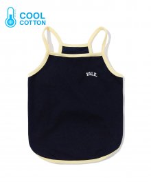 [COOL COTTON] SMALL ARCH DOGGY SLEEVELESS NAVY