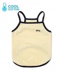 [COOL COTTON] SMALL ARCH DOGGY SLEEVELESS YELLOW