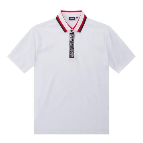 Logo Point Polo Shirts_White( Men)