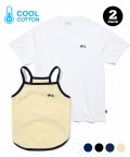 [COOL COTTON] 2PACK SMALL ARCH TEE + DOGGY SLEEVELESS