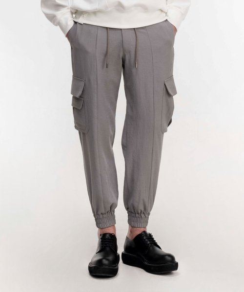 Легкие джоггеры под лен Slim Beige