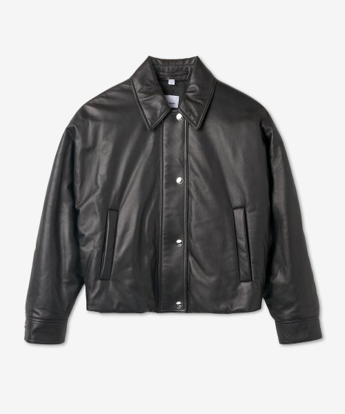 버버리(Burberry) 여성 엠브로이더드 Ekd 레더 재킷 - 블랙 / 8059653 - 3,301,000 | 무신사 스토어