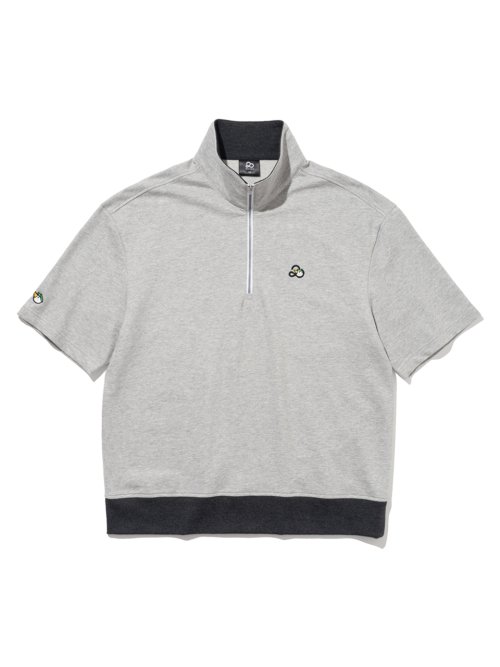 Мужской свитшот поло на молнии 20thdog [DM.GREY CHARCOAL]