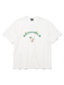 투에니스홀(20TH HOLE) 투에니더그 골프 프린트 남성 반팔 티셔츠 [WHITE]