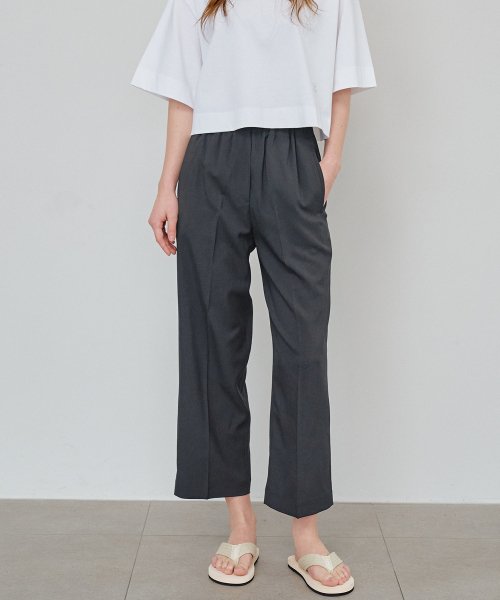 Укороченные легкие джоггеры 2123 (Dark Grey)