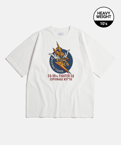 Flying Tigers Heavyweight Tee Off White