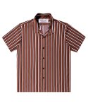 언더에어(UNDERAIR) Frantz Half Shirts - Brown