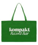 콤팩트 레코드 바(KOMPAKT RECORD BAR) KRB Logo Tote Bag - Green