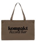 콤팩트 레코드 바(KOMPAKT RECORD BAR) KRB Logo Tote Bag - Brown