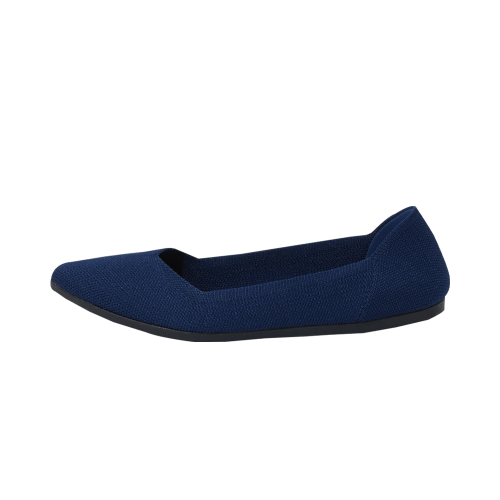 Navy and white flat hot sale shoes