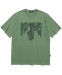 낫포너드(NOT4NERD) Blur Logo T-Shirts - Green