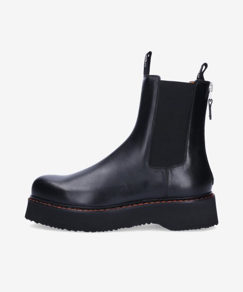 MUSINSA R13 Men s Single Stack Chelsea Boots Black R13S0240001