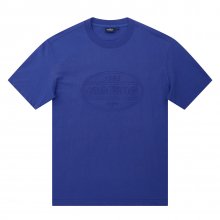 Embossed printing Round Shirts_D/Blue (Men)