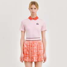 Cool Pique Back Zip-up Shirts_Pink