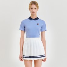 Cool Pique Back Zip-up Shirts_S/Blue