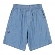 [P X JAMESON] DENIM SET-UP HALF PANTS LIGHT BLUE_FP2WP40U