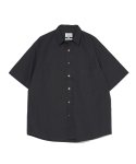 브루먼(BRUMAN) Cotton Short Sleeve Shirt (Midnight Black)