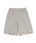 브루먼(BRUMAN) Wide Sweat Shorts (Melange Grey 8%)