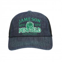 [P X JAMESON] LOGO TRUCKER CAP INDIGO_FP7AH99U