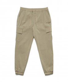 LIGHT STRETCH CARGO PANTS BEIGE