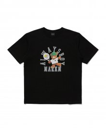 TENNIS BEAR GRAPHIC T-SHIRT BLACK