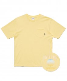 GRAPHIC BACK PRINT T-SHIRT YELLOW