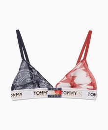 [TJXARIES] 반다나 패턴 삼각 브라 (T32D1AXB71TWT10KD)