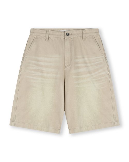 비슬로우(beslow) WASHED DENIM SHORTS ECRU