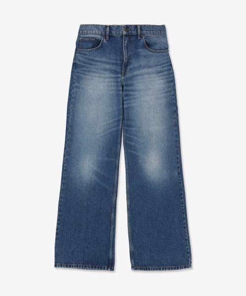 AMI 아미 여성 보이프렌드 핏 데님 팬츠 - 빈티지 블루 FTR403601480 BOYFRIEND FIT DENIM PANTS - 리본즈(REEBONZ)