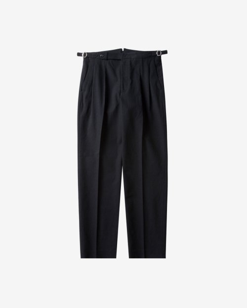 8s лен Side-adjust Trousers (черный)