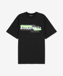 어 콜드 월(A COLD WALL) 남성 그리드 로고 프린트 반소매 티셔츠 - 블랙 / ACWMTS106BLACK