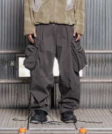 OVAL LARGE FIT CARGO PANTS [GREY]