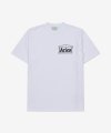 공용 템플 SS 반소매 티셔츠 - 화이트 / COAR60000WHT