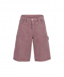 DYED DOUBLE KNEE SHORTS PINK (VH2DMUPA61A)